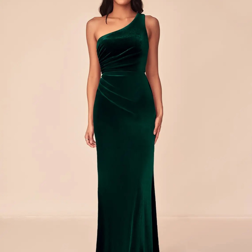 Azazie Emerald Argan Dress